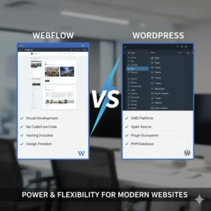 Webflow vs WordPress 2026 Comparison